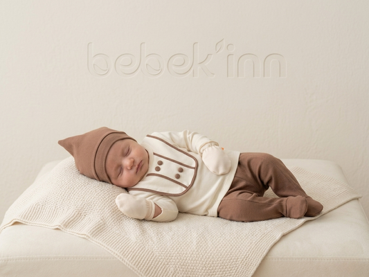 Yenidoğan Erkek Bebek 5li Set