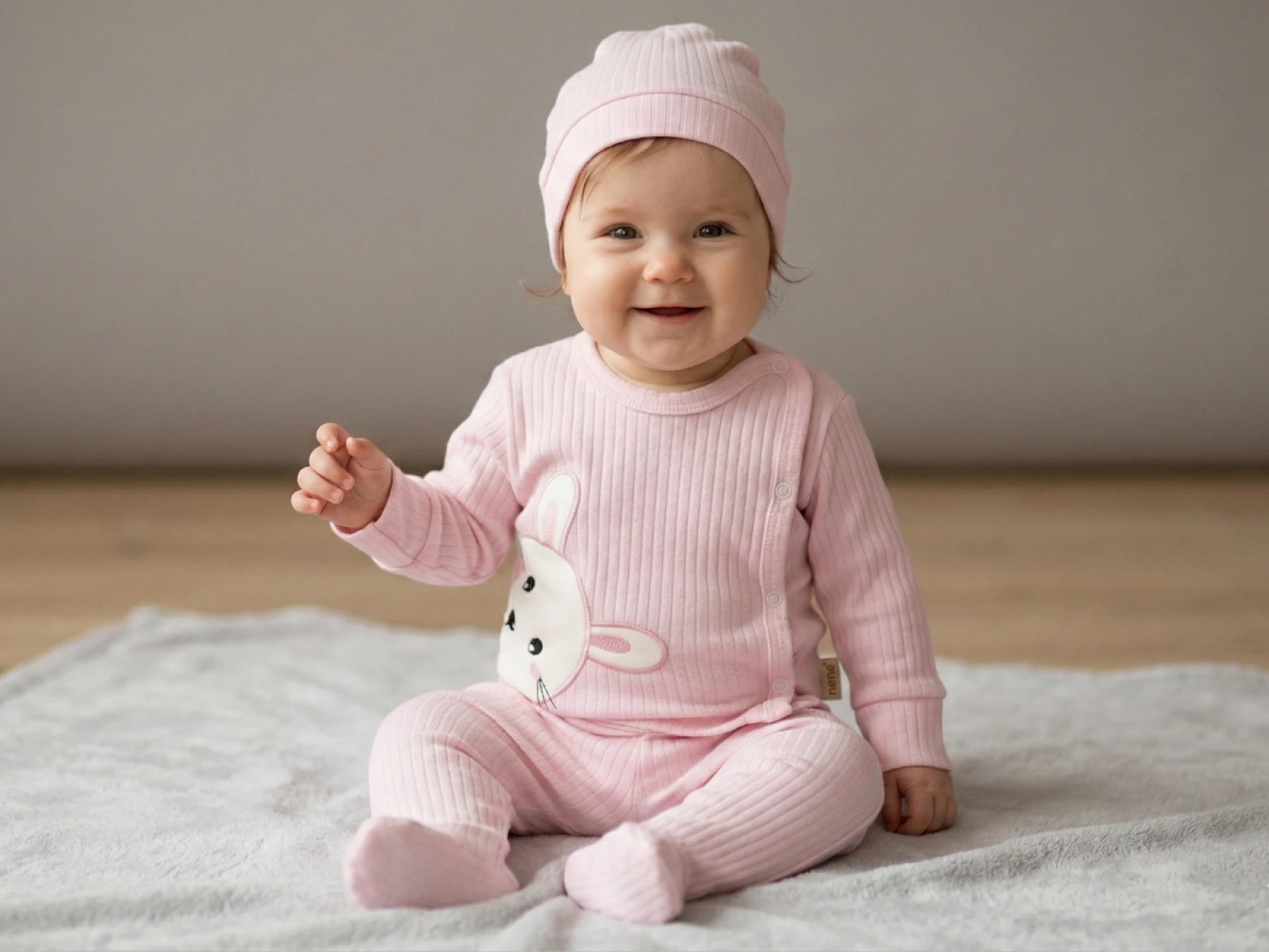 0-3 Ay Unisex Bebek Takımı 3Lü Set