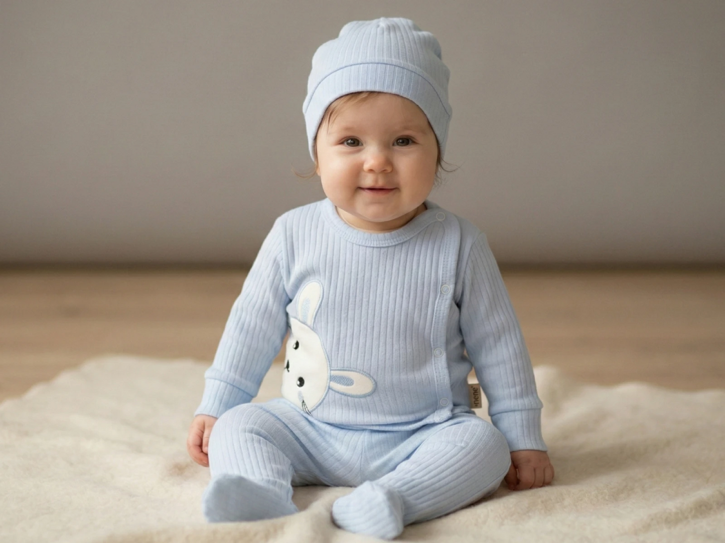 0-3 Ay Unisex Bebek Takımı 3Lü Set